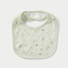 Juniors all- over floral print sleepsuit with long sleeves and bib