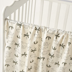 Juniors desert safari print cotton receiving blanket