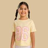 Varsity print boxy t-shirt