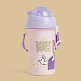 Daisy duck print water bottle with shoulder strap