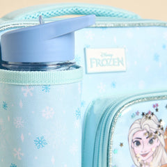 Frozen print lunch bag with zip closure