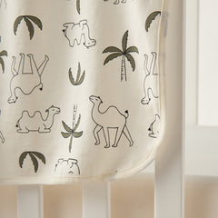 Juniors desert safari print cotton receiving blanket