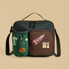 Boston embroidered lunch bag with zip closure