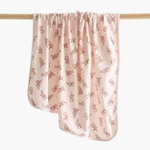 Juniors all- over bunny print receiving blanket