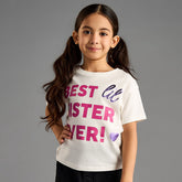 Best sister printed Tshirt