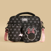 Minnie mouse print lunch bag with zip closure