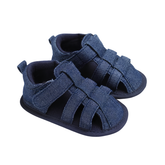 Blue Sandal Booties