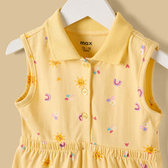 Pack of 2 Girls Cotton Playsuits