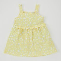 Defacto Flower Strappy Knitted Dress