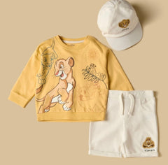 The Lion King Sweatshirt, Shorts and Cap Set