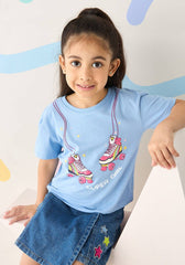 Super Girl Printed T-shirt