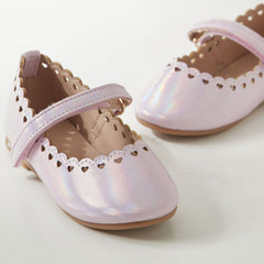 Heart Cutout Ballerinas
