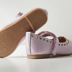 Heart Cutout Ballerinas