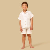 Textured Shorts Set