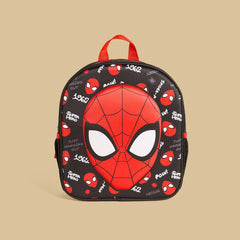 Spiderman print backpack with adjustable straps