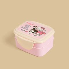 Hello kitty and friends print sandwich box with cutlery