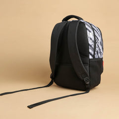 Spiderman print backpack with adjustable shoulder straps and zip closure