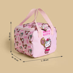 Hello kitty lunch bag with zip closure