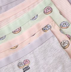 Pack of 5- donut print brief