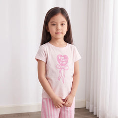 Striped cotton pyjama set