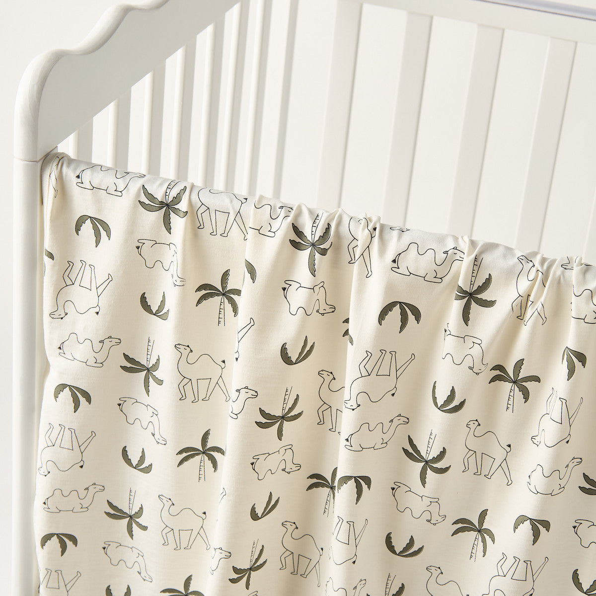 Juniors desert safari print cotton receiving blanket