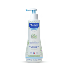 Mustela No Rinse Cleansing Water – 300 ml | Gentle Skin Cleanser for Babies