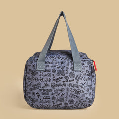 Spider-Man print lunch bag with zip closure