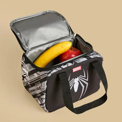Spider-Man print lunch bag with zip closure