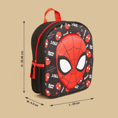 Spiderman print backpack with adjustable straps