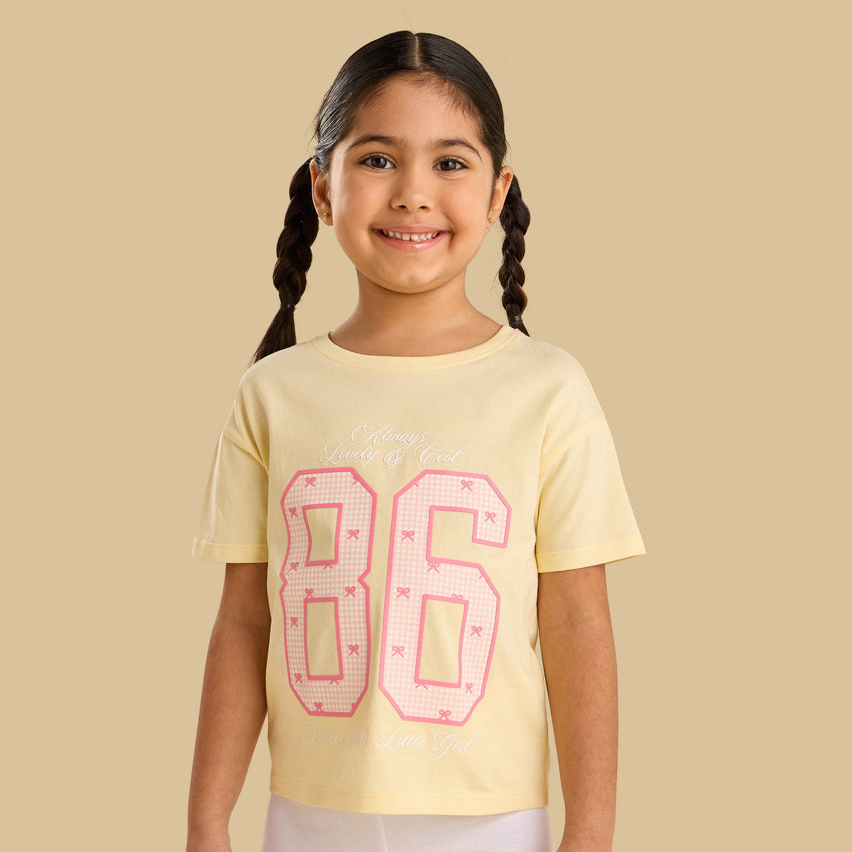 Varsity print boxy t-shirt