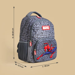 Spiderman print backpack with adjustable straps