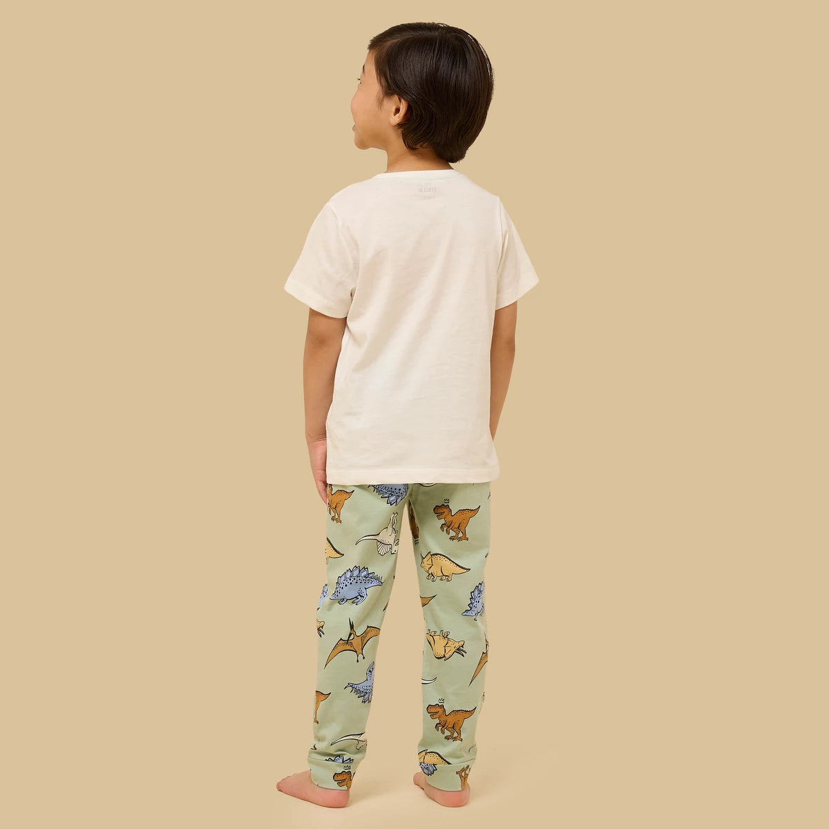 Dinosaur print cotton pajama set