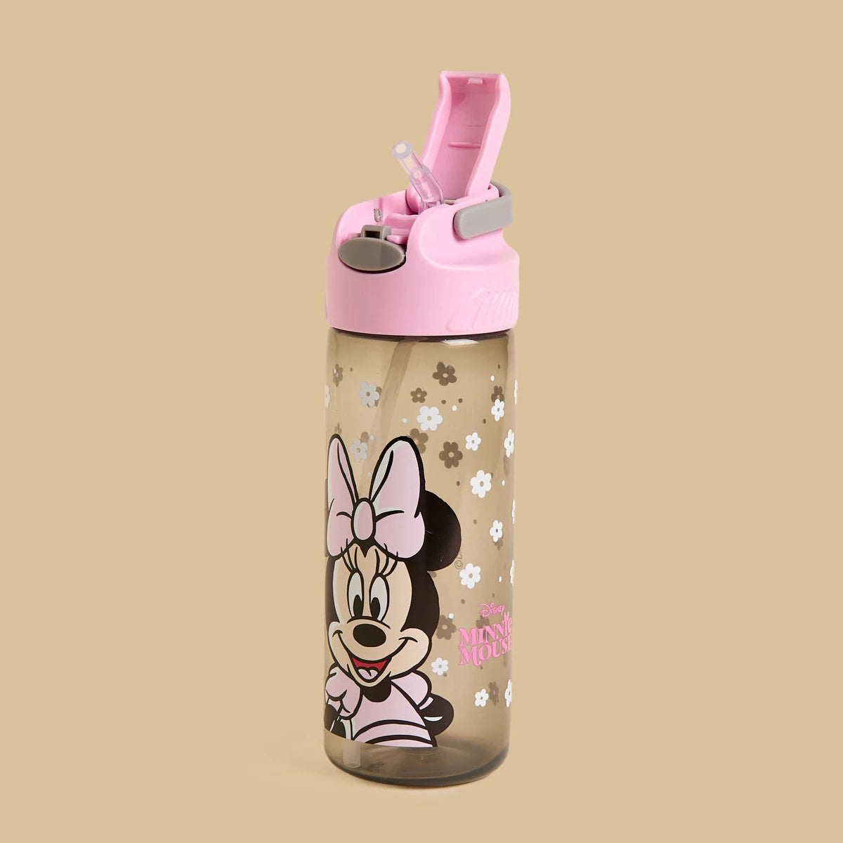 Minnie Mouse Print Water Bottle - 600ml