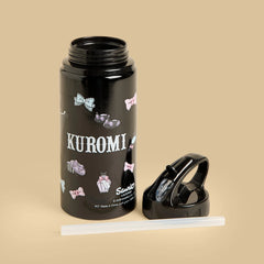 Kuromi print water bottle - 600 ml