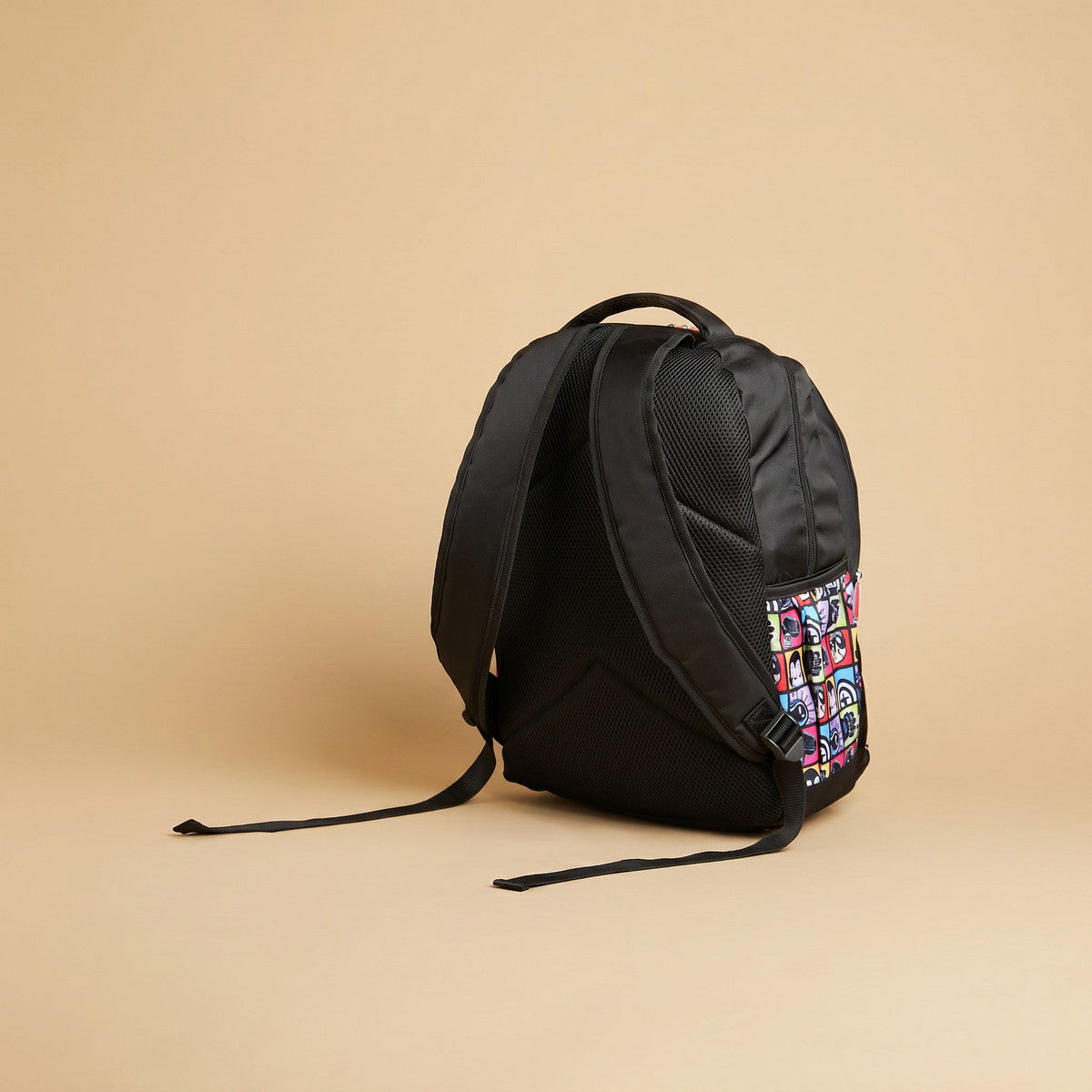 Marvel print backpack with adjustable shoulder straps