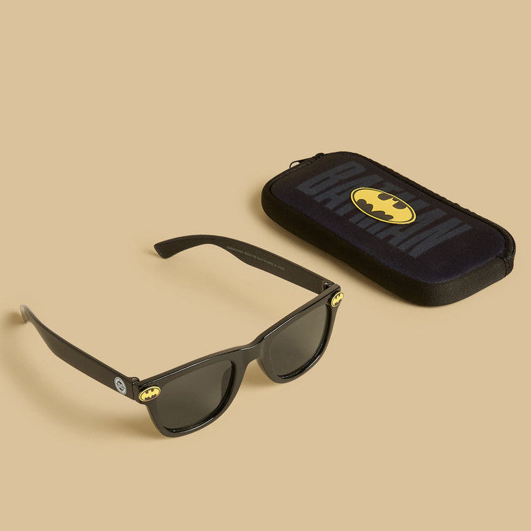 Batman print sunglasses with case