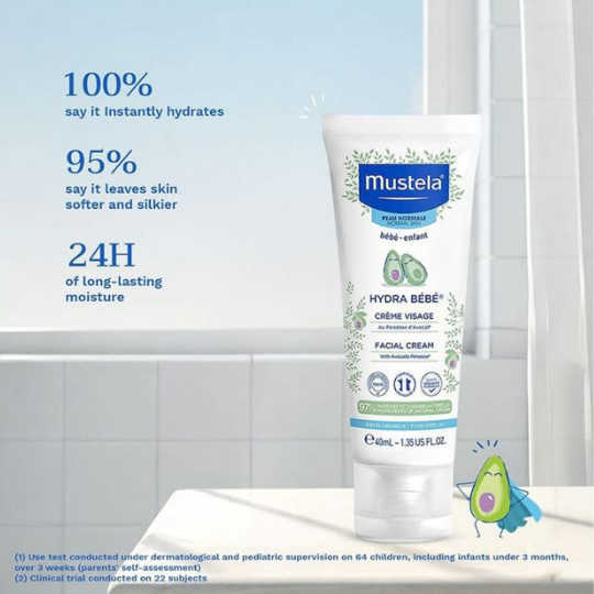 Mustela Hydra Bébé Facial Cream – 40 ml