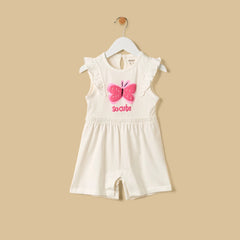 Pack of 2 - butterfly print sleeveless playsuit