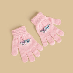 Stitch and angel beanie with gloves