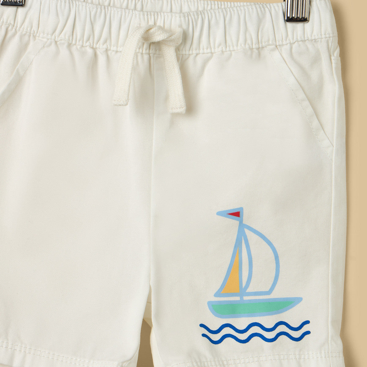 Ahoy embroidered pique polo t-shirt and shorts set