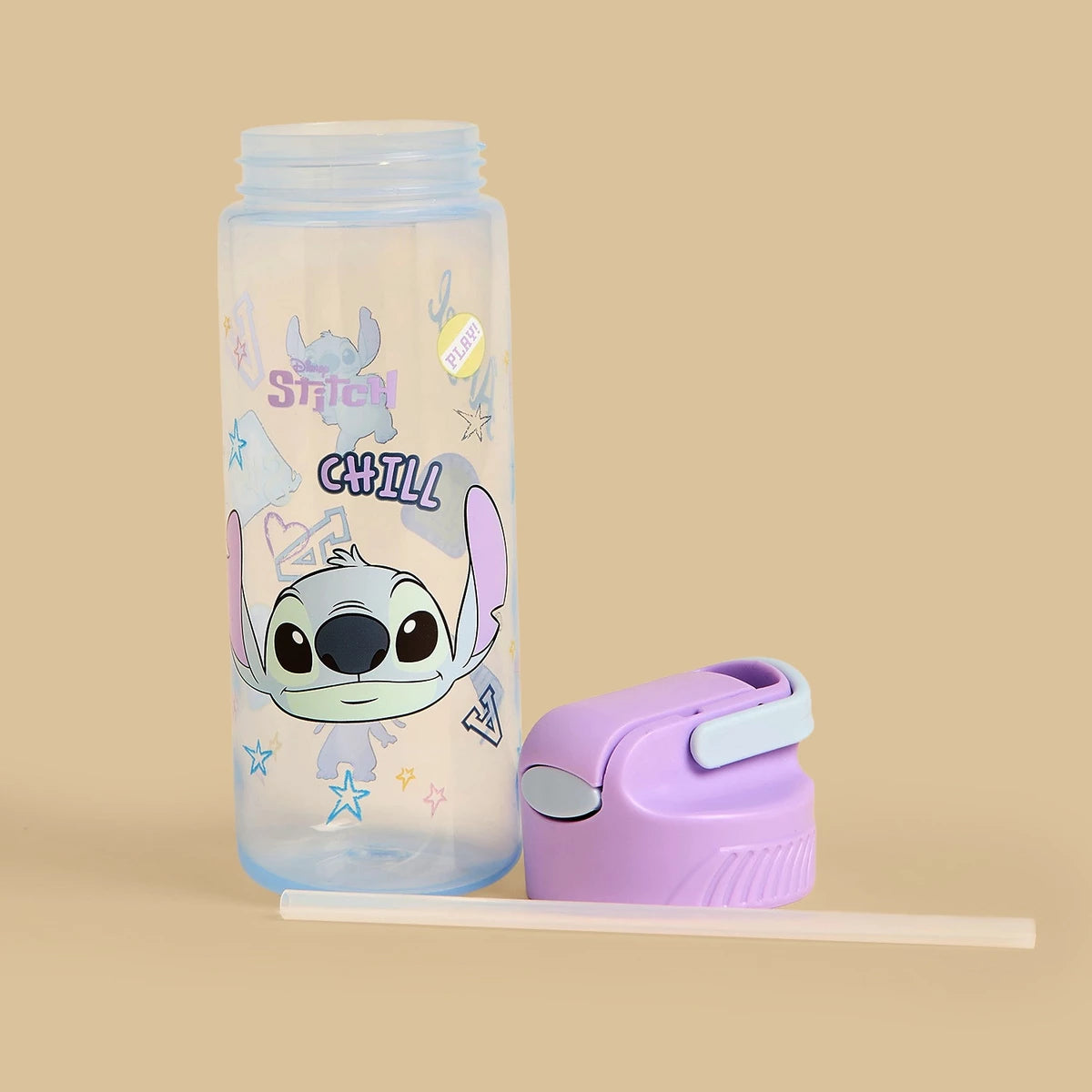 Stitch Print Water Bottle