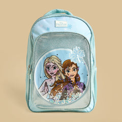 Frozen print backpack with zip closure