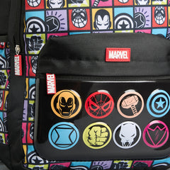 Marvel print backpack with adjustable shoulder straps