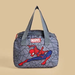 Spider-Man print lunch bag with zip closure