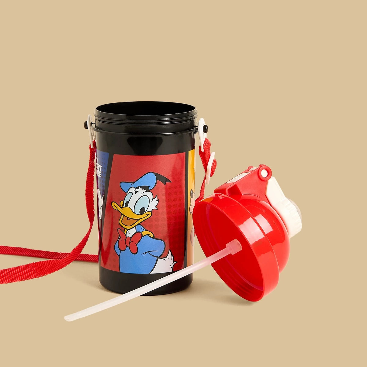 Donald duck print water bottle - 600 ml