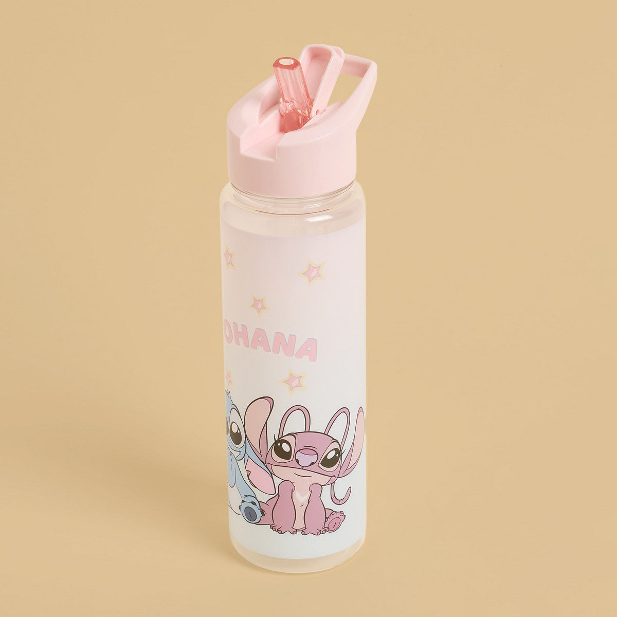 Stitch and angel print water bottle - 700ml