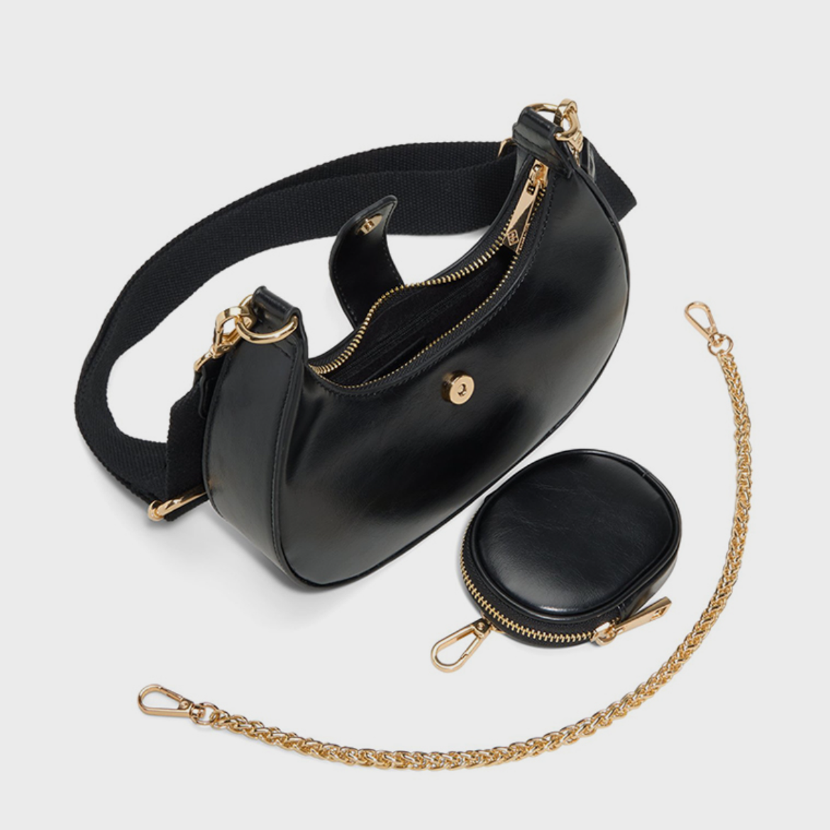Call it Spring madelaine black crossbody bag