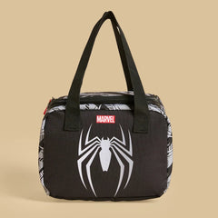 Spider-Man print lunch bag with zip closure