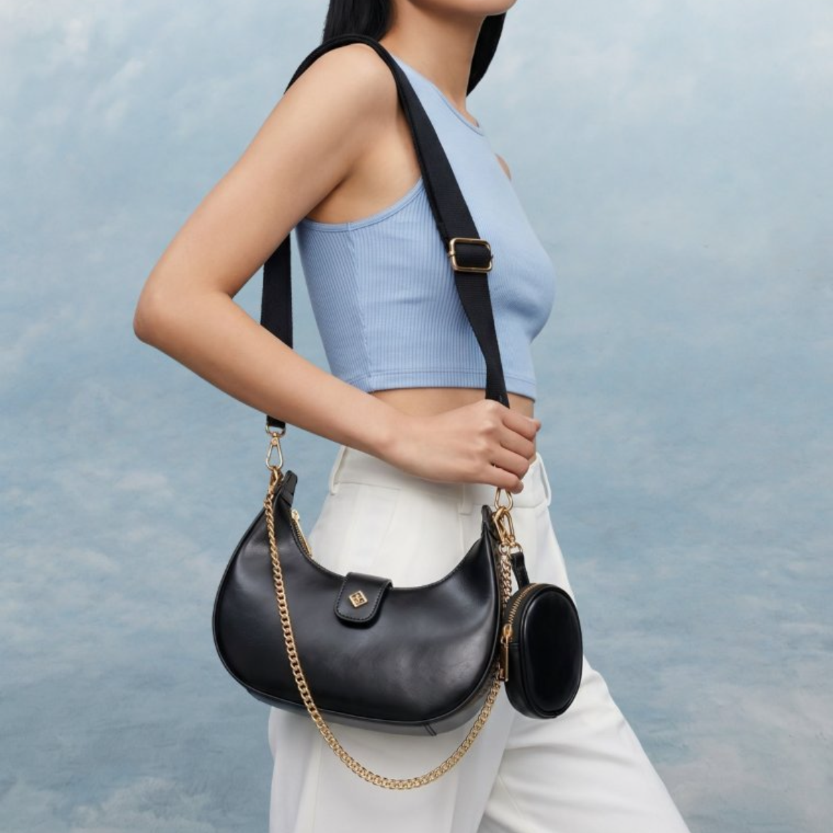 Call it Spring madelaine black crossbody bag