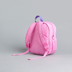 Hello kitty print backpack with adjustable shoulder straps and zip closure